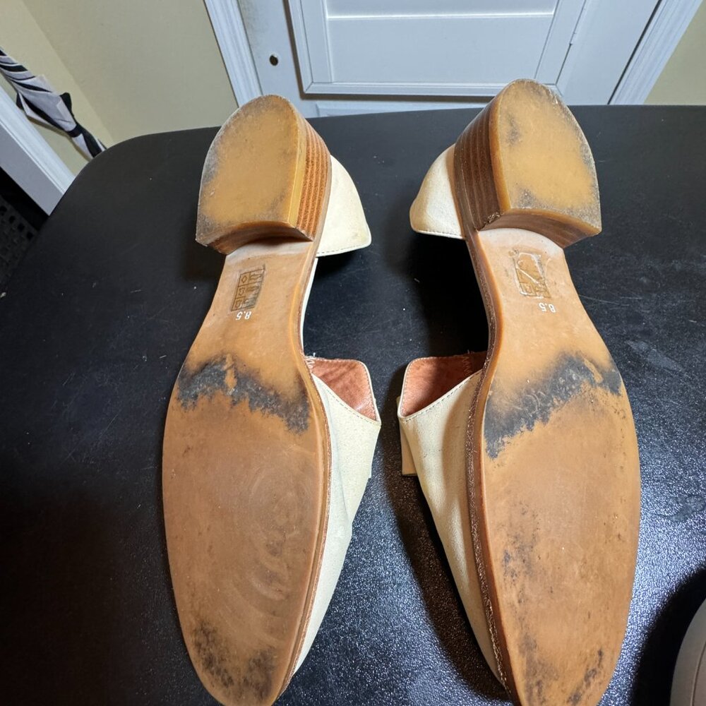 Jeffrey Campbell Size 8.5 Open Case Tan Suede Fla… - image 7